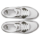 Nike Air Max 90 G Waterproof Spikeless Shoes - White/Metallic Silver/Medium Olive