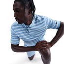 Nike Dri-Fit Velocity Stripe Polo Shirt - Work Blue/Hydrogen Blue/Black