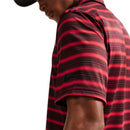 Nike Dri-Fit Velocity Stripe Polo Shirt - Gym Red/Gym Red/Black
