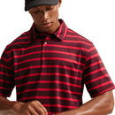 Nike Dri-Fit Velocity Stripe Polo Shirt - Gym Red/Gym Red/Black