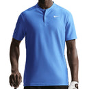 Nike Dri-Fit Velocity Blade Polo Shirt - Pacific Blue/White
