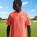 Nike Dri-Fit Velocity Blade Polo Shirt- Turf Orange/White