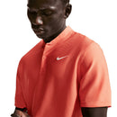 Nike Dri-Fit Velocity Blade Polo Shirt- Turf Orange/White