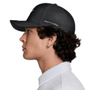 Nike Rise Dri-Fit Adv SwooshFlex Structured Golf Cap - Black/Anthracite/White