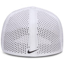 Nike Rise Dri-Fit Adv SwooshFlex Structured Golf Cap - White/Anthracite/Black