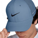 Nike Rise Dri-Fit Adv SwooshFlex Structured Golf Cap - Work Blue/Anthracite/Black