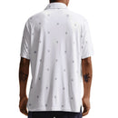 Nike Dri-Fit Par 5 Icon Stack Polo Shirt - White/Work Blue