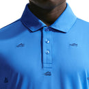 Nike Par 5 Dri-Fit Shoe Embroidered Polo Shirt - Pacific Blue/College Navy