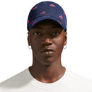 Nike Club Unstructured Golf Cap - College Navy/Hot Lava