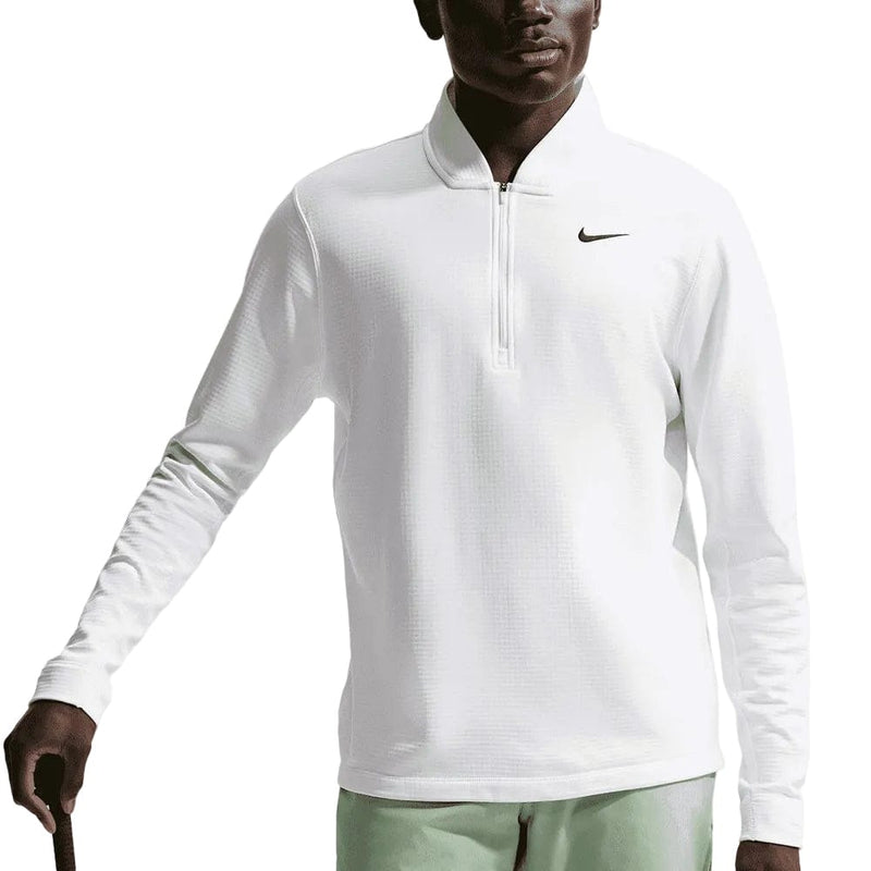 Nike Velocity Therma-Fit 1/2 Zip Pullover - White/Black