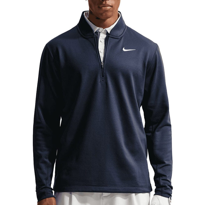 Nike Therma-Fit Velocity 1/2 Zip Top - College Navy/White