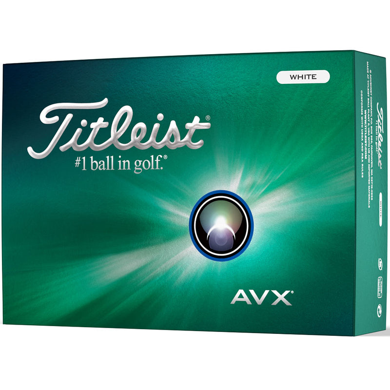 Titleist AVX Golf Balls - White - 12 Pack