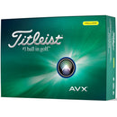Titleist AVX Golf Balls - Yellow - 12 Pack