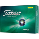 Titleist AVX Golf Balls - Yellow - Double Dozen