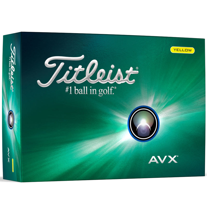 Titleist AVX Golf Balls - Yellow - 12 Pack