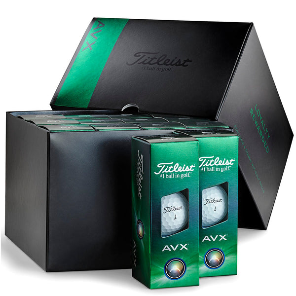Titleist AVX Golf Balls - White - 4 For 3 Dozen