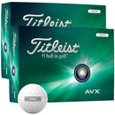 Titleist AVX Golf Balls - White - Double Dozen