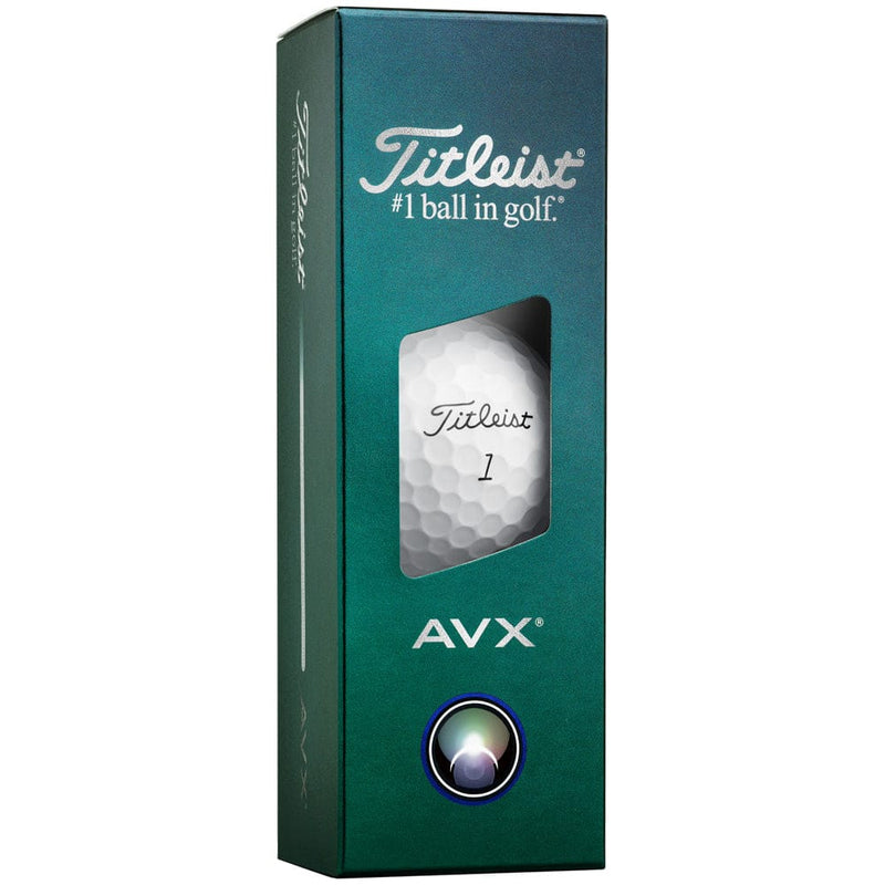 Titleist AVX Golf Balls - White - 3-Ball Sleeve