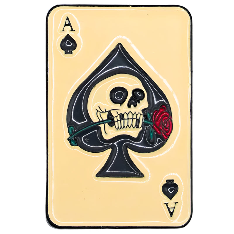 Skins Golf Ball Marker - Ace of Skulls