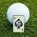 Skins Golf Ball Marker - Ace of Skulls