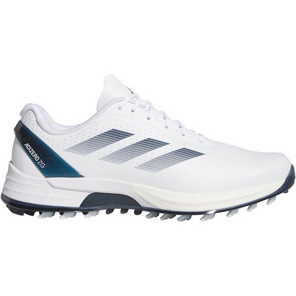 adidas Adizero ZG Spikeless Waterproof Shoes - White/Collegiate Navy/Zero Metallic