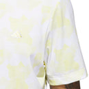adidas Go-To Printed Polo Shirt - White/Powder Yellow