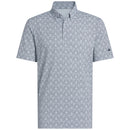 adidas Go-To Printed Stripe Polo Shirt - Wonder Blue/Collegiate Navy