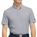 adidas Go-To Printed Stripe Polo Shirt - Wonder Blue/Collegiate Navy
