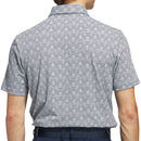 adidas Go-To Printed Stripe Polo Shirt - Wonder Blue/Collegiate Navy