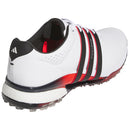 adidas Tour360 Spikeless Waterproof Shoes - White/Core Black/Lucid Red