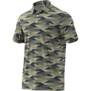 adidas Ultimate365 Speed Stripe Polo Shirt - Collegiate Navy/Powder Yellow