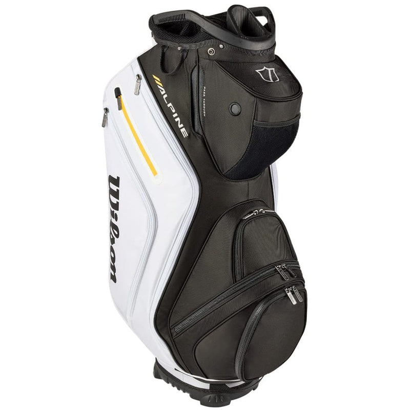 Wilson Alpine Cart 14 Bag - Black/White/Orange