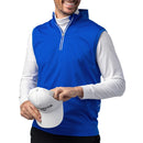 Glenmuir Applecross 1/4 Zip Gilet - Ascot Blue/White