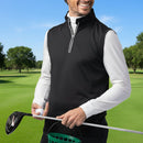 Glenmuir Applecross 1/4 Zip Gilet - Black/White