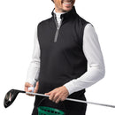 Glenmuir Applecross 1/4 Zip Gilet - Black/White