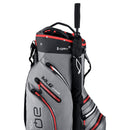 Big Max Aqua Tour 3 Waterproof Cart Bag - Storm/Silver/Red