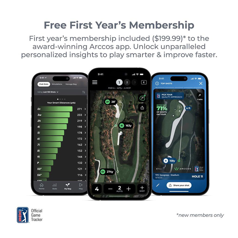 Golf Club Arccos Caddie App Price Arccos Caddie Smart Sensors 3rd+