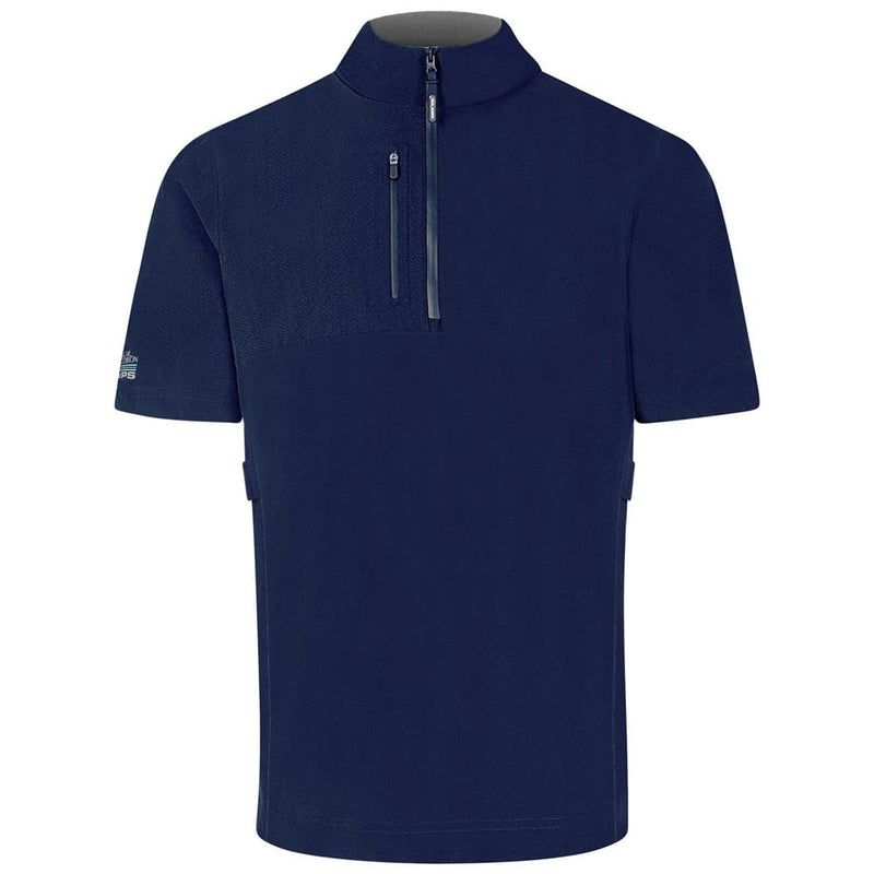Oscar Jacobson Arlington Short Sleeved Waterproof Top - Navy/Pewter