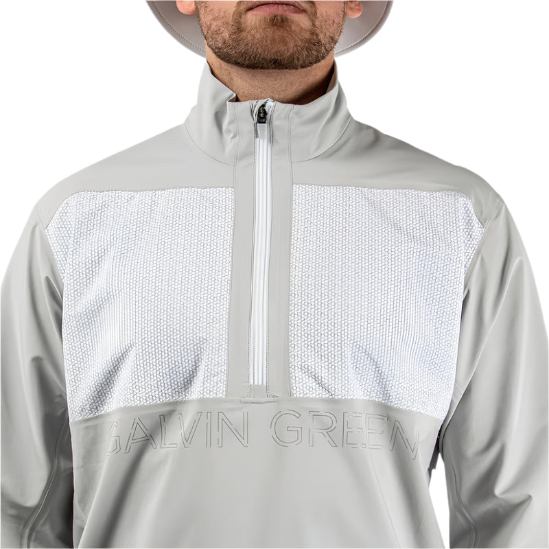 Galvin Green Ashford 1/2 Zip Gore-Tex Waterproof Jacket - Cool Grey/White