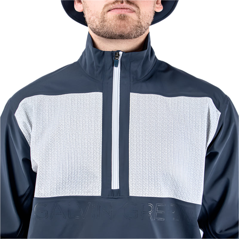 Galvin Green Ashford 1/2 Zip Gore-Tex Waterproof Jacket - Navy/Cool Grey/White