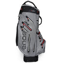 Big Max Aqua Tour 3 Waterproof Cart Bag - Storm/Silver/Red