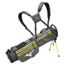 Mizuno BR-D2 Waterproof Stand Bag - Grey/Yellow