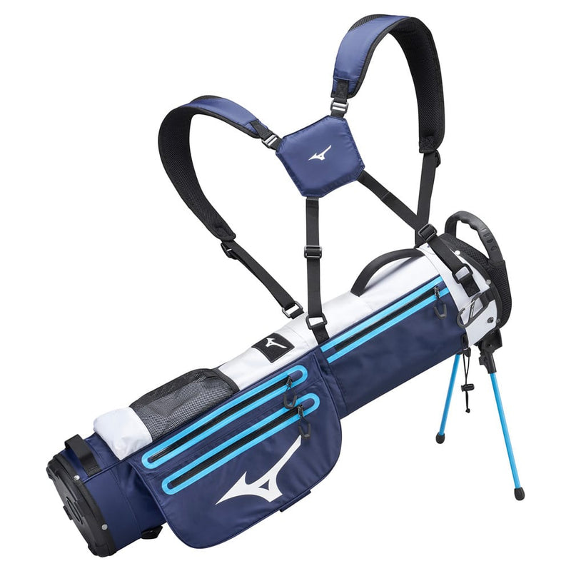 Mizuno BR-D2 Waterproof Stand Bag - Navy/Blue