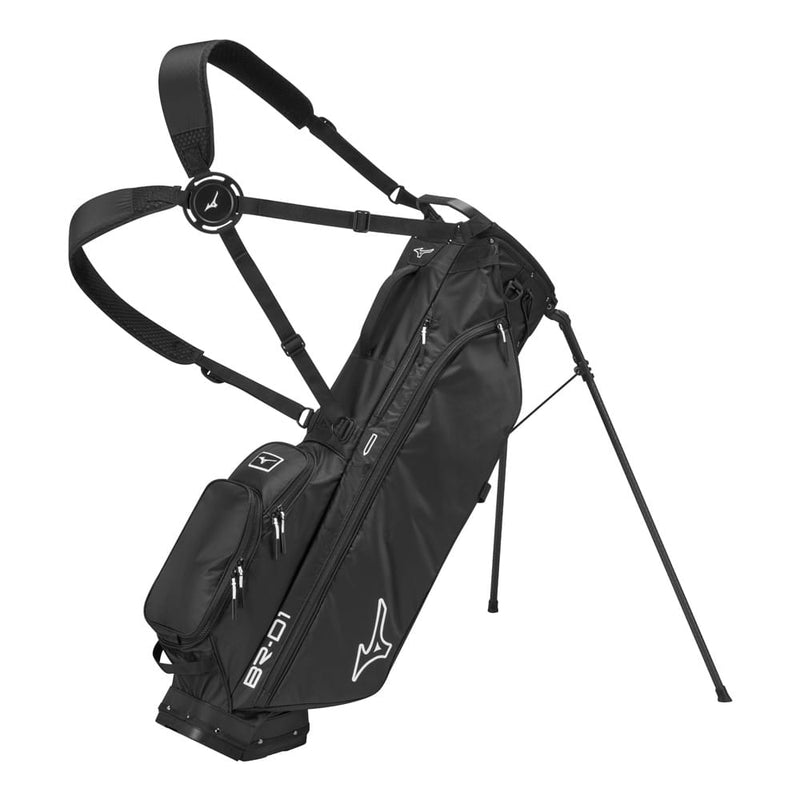 Mizuno BR-D1 Stand Bag - Black Smoke