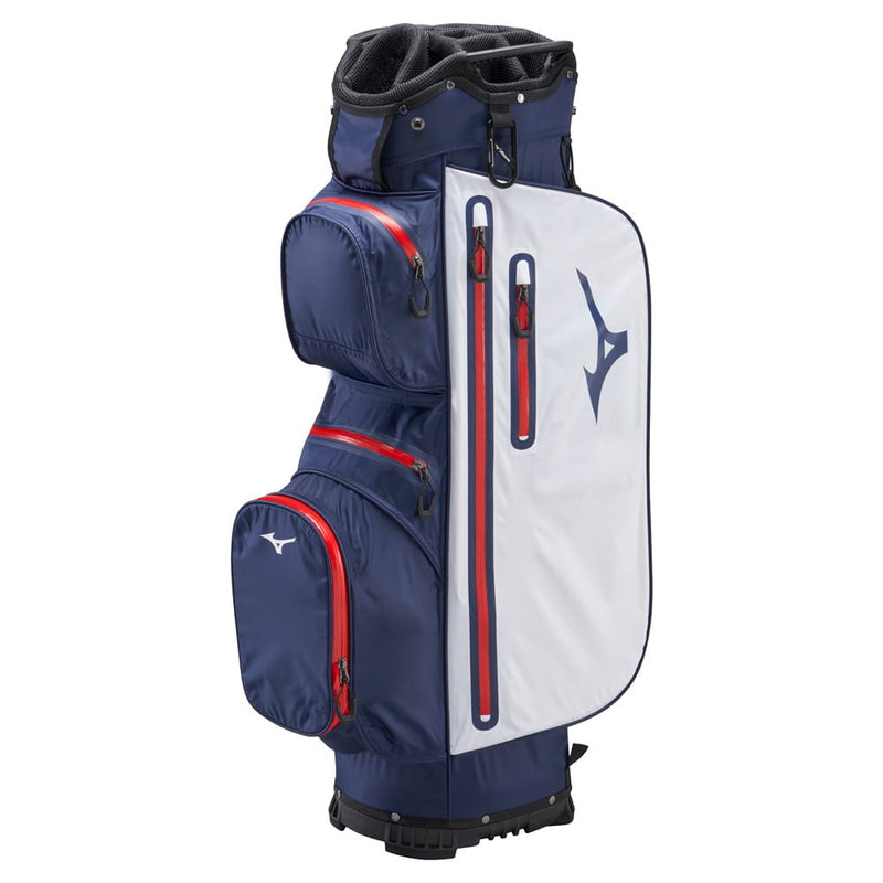 Mizuno BR-DRI Waterproof Cart Bag - Navy/Red