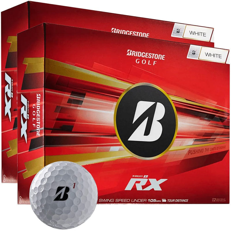 Bridgestone TOUR B RX Golf Balls - White - Double Dozen