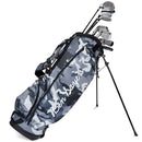 Ben Sayers M8 Youth 13-Piece Stand Bag Package Set  - Camo - Graphite (63-67+" Golfer Height)