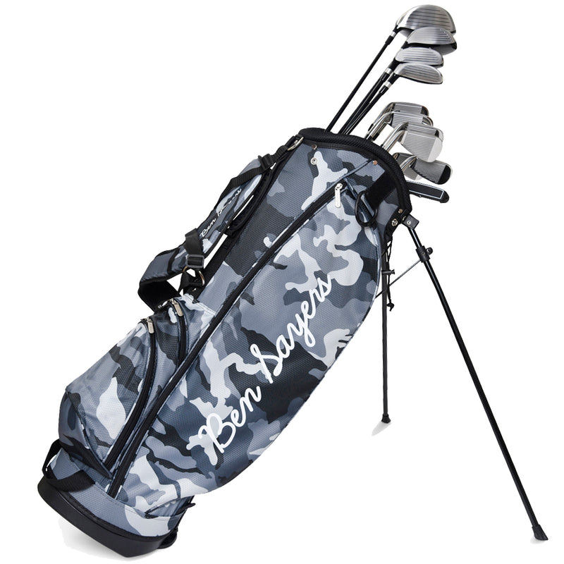 Ben Sayers M8 13-Piece Stand Bag Package Set - Camo - Steel