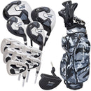 Ben Sayers M8 13-Piece Cart Bag Package Set -  Camo - Steel
