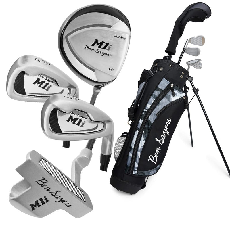 Ben Sayers M1i Junior 5-Piece Stand Bag Package Set - Camo - (Ages 9-11)